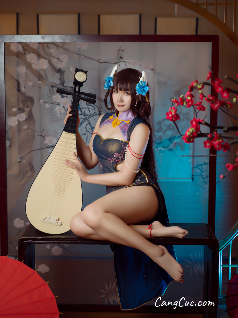 Coser@麻花麻花酱 - 比睿旗袍+泳装